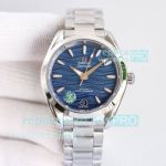 VSF Swiss Clone Ladies Omega Seamaster Aqua Terra 150M Blue Face Stainless Steel Watch 